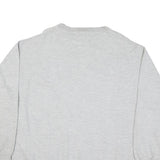 MV SPORT Mens Grey Evangel University Crew Neck L Cotton Blend Sweatshirt