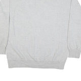 MV SPORT Mens Grey Evangel University Crew Neck L Cotton Blend Sweatshirt