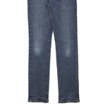 LEVI'S Mens Slim Dark Blue Denim Jeans Cotton Blend W28 L31 Zip Pocket Casual