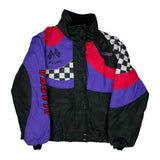Racing Alaska Nascar Varsity Jacket - Large Multicoloured Nylon