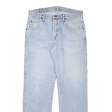 WRANGLER Mens Jeans Blue Regular Straight Denim Light W32 L30 Classic Zip Cotton