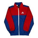 Age 5-6 Adidas Windbreaker - Small Blue Polyester