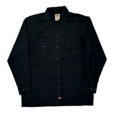 Dickies Shirt - Large Black Polyester Blend