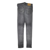 LEVI'S Mens Slim Grey Denim Skinny Jeans W28 L32 Cotton Blend Zip Casual Wear