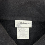 Walt Disney World Disney Collared 1/4 Zip - Large Black Cotton