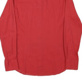 WRANGLER Womens Red Western Shirt S Cotton Blend Long Sleeve Button Front