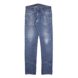 LEVI'S 511 Skinny Mens Jeans Blue Slim Denim Medium W31 L32 Zip Cotton Blend