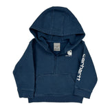 Age 2 Carhartt Hoodie - 3XS Blue Cotton