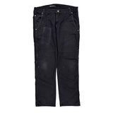 Dickies Carpenter Trousers - 34W 31L Black Cotton