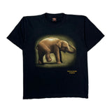 Parque De La Naturaleza De Cabárceno Rock Eagle Single Stitch T-Shirt - Large Black Cotton