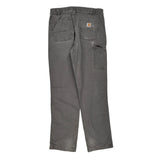Carhartt Carpenter Trousers - 30W 33L Grey Cotton