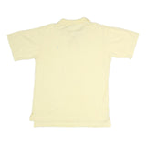 POLO RALPH LAUREN Mens Yellow Short Sleeve Plain M Cotton Polo Shirt Classic Fit