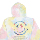 Womens Multicolour Tie Dye Printed Hoodie XL Casual Cotton Blend Sweater