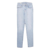 LEVI'S Womens Jeans Blue Slim Skinny Denim Light W25 L30 Classic Comfortable Zip