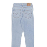 LEVI'S Womens Jeans Blue Slim Skinny Denim Light W25 L30 Classic Comfortable Zip
