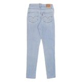 LEVI'S Womens Jeans Blue Slim Skinny Denim Light W25 L30 Classic Comfortable Zip