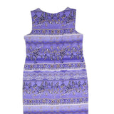 KORET Womens Purple Sleeveless Midi Dress Polyester Floral Pattern XL Elegant