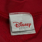 Mickey Mouse Disney Cartoon Sweatshirt - 2XL Red Cotton