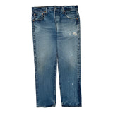 501 Levis Jeans - 34W 30L Blue Denim