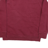 TRINITY COLLEGE DUBLIN Mens Maroon Crew Neck M Cotton Blend Sweatshirt