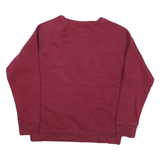 TRINITY COLLEGE DUBLIN Mens Maroon Crew Neck M Cotton Blend Sweatshirt