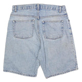 GREAT LAND Mens Denim Blue Casual Shorts M W32 Cotton Blend Classic Fit
