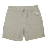 CARHARTT Womens Shorts Beige Casual XL W40 Cotton Blend Durable Workwear