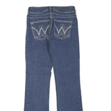 WRANGLER Womens Regular Fit Blue Denim Jeans W28 L32 Classic Zip Closure Stylish