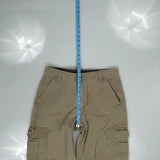 Wrangler Cargo Trousers - 32W 30L Khaki Cotton