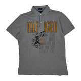 Tommy Hilfiger Polo Shirt - Small Gray Cotton