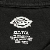 Dickies Tall T-Shirt - XL Black Cotton