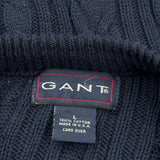 Made In USA Gant Sweater - Large Navy Cotton