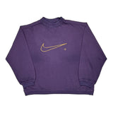 Nike Sweatshirt- 2XL Purple Cotton Blend