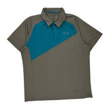 Oakley Polo Shirt - XL Blue Polyester