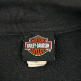 New Hampshire Harley Davidson Graphic Jacket - Medium Black Cotton
