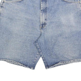 WRANGLER Mens Denim Blue Casual Shorts Size L W36 Summer Wear