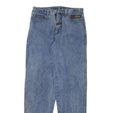 PLOP Womens Relaxed Blue Denim Medium W28 L31 Casual Cotton Blend Zip Jeans