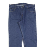 WRANGLER Mens Jeans Blue Relaxed Straight Denim Medium W38 L32 Classic Zip