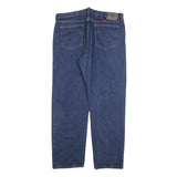 WRANGLER Mens Jeans Blue Relaxed Straight Denim Medium W38 L32 Classic Zip