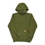 Carhartt Hoodie - Small Green Cotton