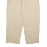 POLO RALPH LAUREN Mens Cotton Beige Relaxed Straight Trousers W33 L25 Casual