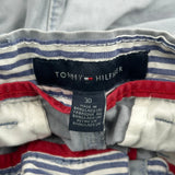 Tommy Hilfiger Chino Shorts - 30W 9L Gray Cotton