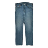 501 Levis Jeans - 32W 29L Blue Denim