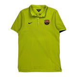Fc Barcelona Nike Football Polo Shirt - Medium Yellow Cotton