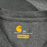 Carhartt T-Shirt - 2XL Gray Cotton