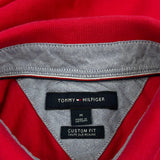 Tommy Hilfiger Polo Shirt - Medium Red Cotton