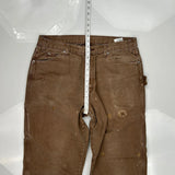 Dickies Carpenter Pants - 34W 31L Brown Cotton