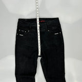Unbranded Boot Cut Jeans - 31W UK 12 Black Cotton
