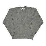 Made In USA 90S Blank Bvd Sweatshirt - XL Grey Cotton Blend