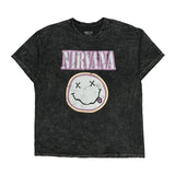 Nirvana Band T-Shirt - XL Black Cotton